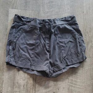 Aerie Charcoal Grey/Black Shorts.